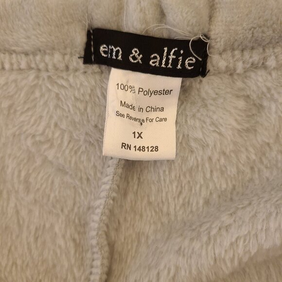 EM & ALFIE SUPER SOFT PLUSH HEART PAJAMA PANTS - Picture 3 of 6